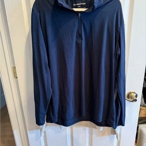 Men's Classic Navy Quarter-Zip Pullover
